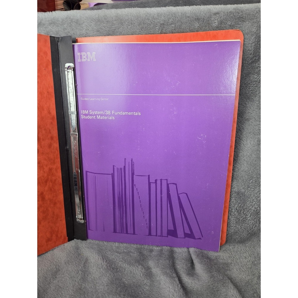 IBM Sytem/38 Fundamentals Student‎ Materials